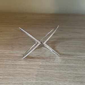 Nordstrom Silver Crisscross Bracelet